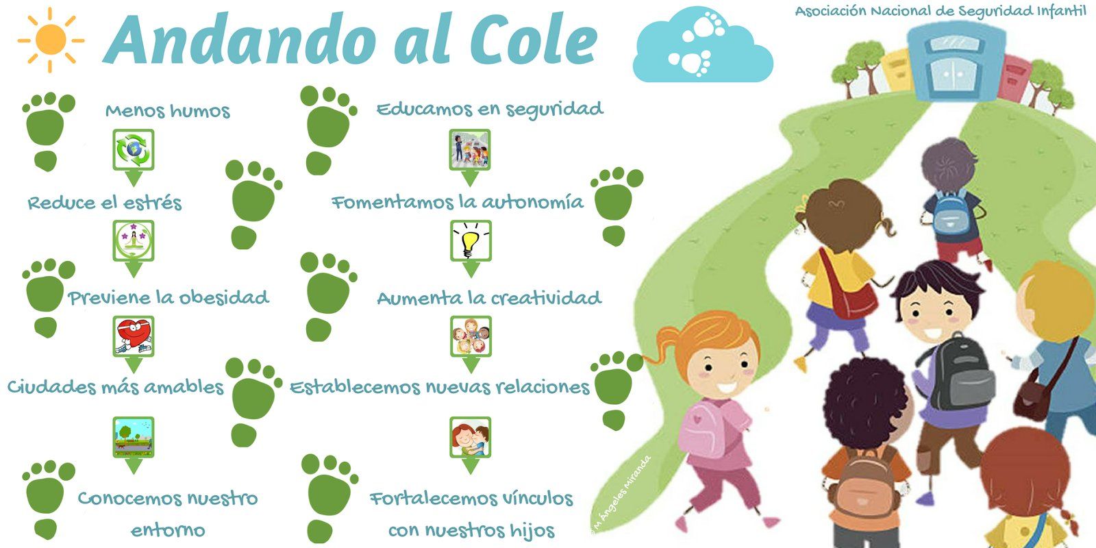 andando al cole